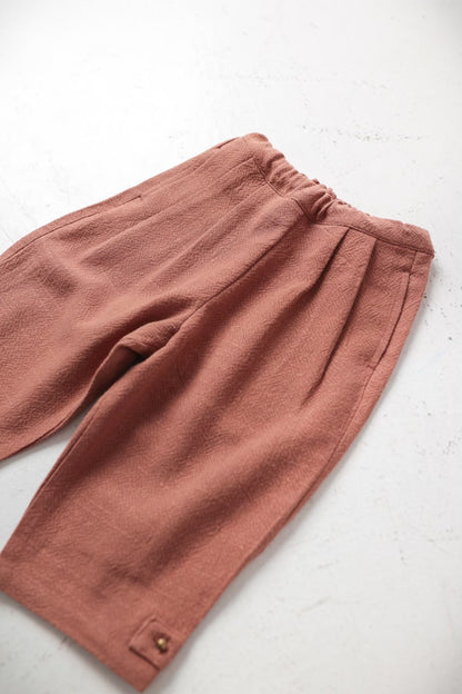 tab rough pants | タブ付きパンツ | キャメル