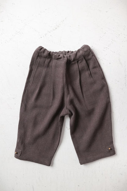 tab rough pants | tabbed pants | charcoal